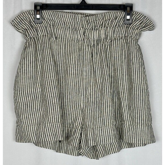 Reformation Black and White Striped Women Shorts - Picture 2 of 9